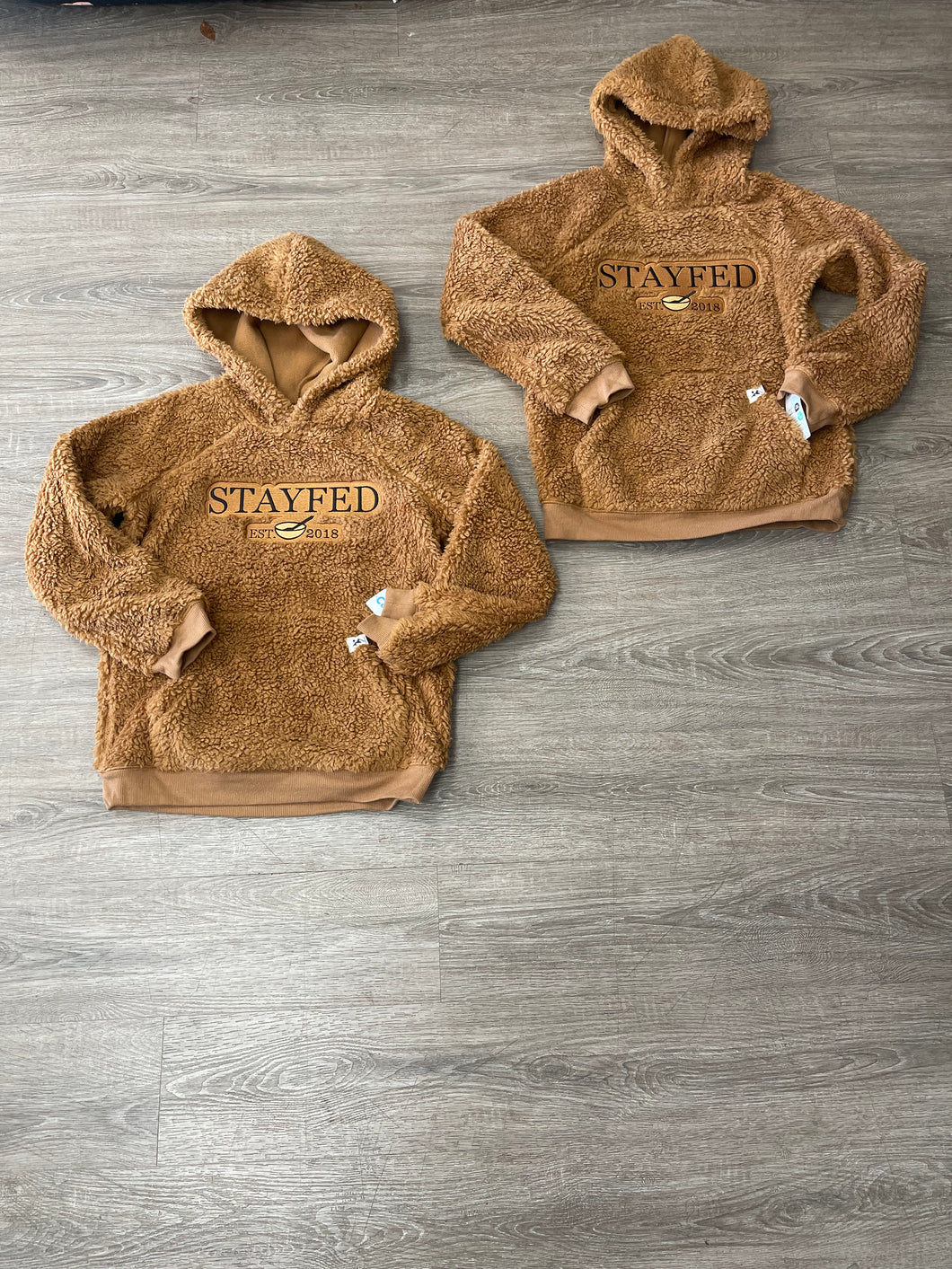 Stayfed kids Faux Fur Hoodies