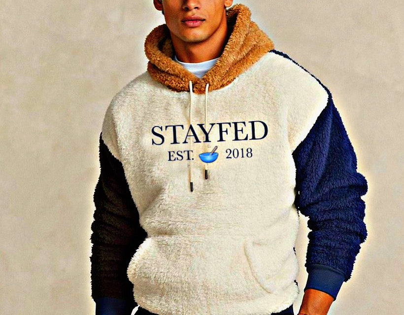 Stayfed Fux Fur Teddy Bear Hoodie