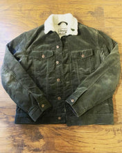 Load image into Gallery viewer, Stayfed “Lined Corduroy Trucker” Jacket- Olive
